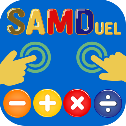 Subtrair, Adicionar, Multiplicar e Dividir de forma divertida. SAMDuel é um jogo matemático simples, divertido e educativo para 1 ou 2 jogadores.