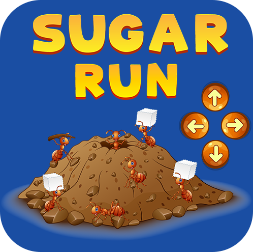 SugarRun - Ajuda as formigas a apanhar o açucar.